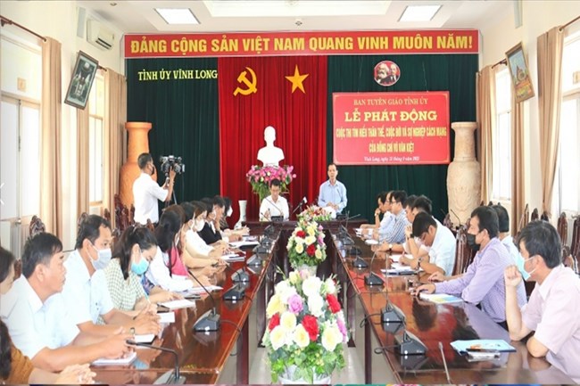 Vĩnh Long phát động thi tìm hiểu về cuộc đời và sự nghiệp của Thủ tướng  Võ Văn Kiệt (17/9/2022)